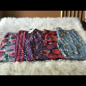 5 pairs of Buttery soft leggings